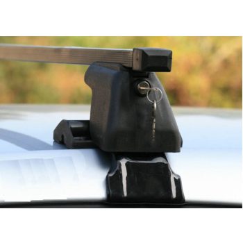   Amos D-1 ocelový uzamykatelný střešní nosič s lemováním pro tří dveřová auta