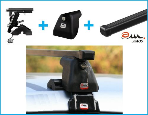 Amos D-3 ocelový zámek střešní nosič s lemováním