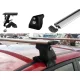 Amos D-3 tichý hliník uzamykatelný Střešní nosič pod střešní lem 3-dverový pro auta