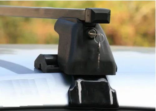 Amos D-4 ocel uzamykatelný Střešní nosič pod střešní lem 3-dverový pro auta