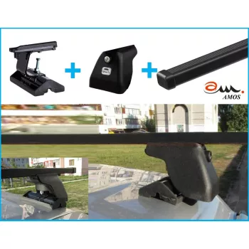 Amos Vivaro ocel zámkový střešní nosič pevný bod