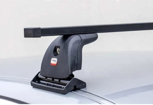 Amos Beta107 ocelový uzamykatelný střešní nosič pevný bod