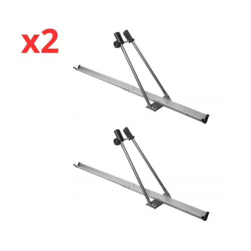 EgriAuto Basic fekete kerékpártartó tetőre (15Kg) 2 darabos szett