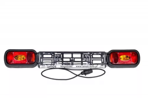 Amos rendszámtartó nový typ s lampou 7 pólusovým konektorem (7811)