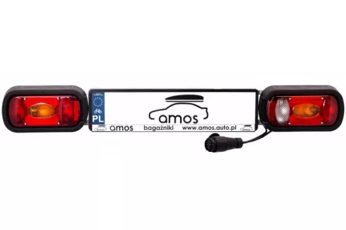 Amos držák SPZ s novým typem lampy 13 pólový konektor (7812)