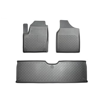   Eco s vysokým okrajem Gumové autokoberce Seat Alhambra I 1995-2010 pro 5 a 7 osob, VOLKSWAGEN Sharan I 1995-2010 pro 5 a 7 osob, FORD Galaxy 1995-2006 pro 5 a 7 osob