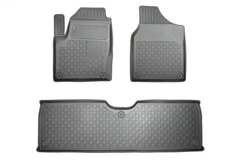 Eco s vysokým okrajem Gumové autokoberce Seat Alhambra I 1995-2010 pro 5 a 7 osob, VOLKSWAGEN Sharan I 1995-2010 pro 5 a 7 osob, FORD Galaxy 1995-2006 pro 5 a 7 osob