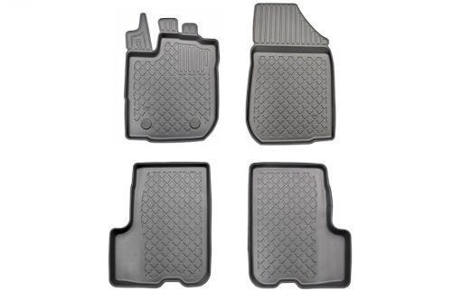 Eco s vysokým okrajem Gumové autokoberce Dacia Logan 2013-