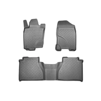   Eco s vysokým okrajem Gumové autokoberce NISSAN Navara NP300 2016- pick-up, dupla kabin