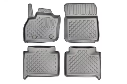 Eco s vysokým okrajem Gumové autokoberce RENAULT Zoe 2012-2019 elektromobil před faceliftem