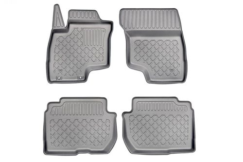 Eco s vysokým okrajem Gumové autokoberce MITSUBISHI Outlander Phev 2020- Csak PHEV, Tankajtó nyitó a műszerfalon!