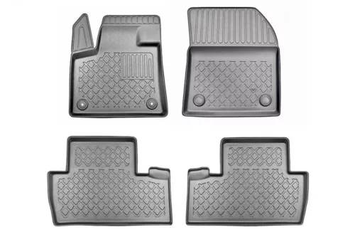 Eco s vysokým okrajem Gumové autokoberce PEUGEOT 5008 2017- 5 a 7 sedadlové, 3. řadu neobsahuje!