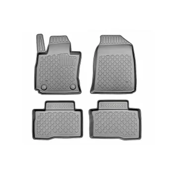   Eco s vysokým okrajem Gumové autokoberce Ssang Yong Tivoli X150 2020-2021 Bal elöl a upevnění kampók közötti távolság 32 cm., Ssang Yong Tivoli Grand 2021- Bal elöl a upevnění kampók közötti távolság 32 cm.