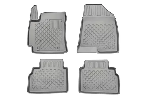 Eco s vysokým okrajem Gumové autokoberce HYUNDAI Kona 2023- pouze hybrid, ne elektrický!