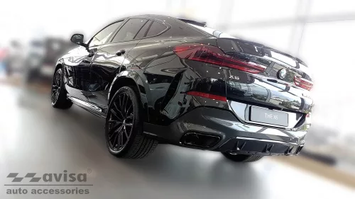 Avisa stříbrná saténová ocelová ochrana prahu (4 kusy) Bmw X6 III G06 2019->