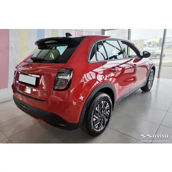   Avisa černá ocelová ochrana prahu ražený "Lines" (4dílný) FIAT 600 2023->
