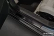 Avisa černá ocelová ochrana prahu ražený "Lines" (4dílný) TESLA MODEL S liftback 2012-2016, FL 2016->