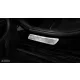 Avisa stříbrná zrcadlová ocel zadní ochrana prahu (2 vícekusový) MERCEDES C Class W205/S205 2014-2019, FL2019->, MERCEDES C Class W206 2021->