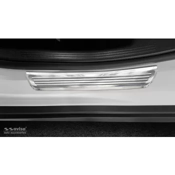   Avisa stříbrná zrcadlová ocel zadní ochrana prahu (2 vícekusový) MERCEDES GLC/GLC Coupe 2015-2019, FL2019->