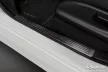 Avisa vnitřní černá ocelová ochrana prahu ražený "Lines" (4dílný) NISSAN LEAF II (2E1) 2017-2022, FL2022->