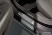 Avisa stříbrná saténová ocelová ochrana prahu ražený "Lines" (4dílný) VOLVO V90 kombi 2016->, VOLVO V90 Cross Country 2016->