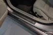 Avisa černá ocelová ochrana prahu ražený "Lines" (4dílný) VOLVO V90 kombi 2016->, VOLVO V90 Cross Country 2016->