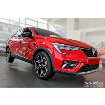   Avisa černá ocelová ochrana prahu "Special Edition" (4dílný) chromový s nápisem RENAULT ARKANA suv 2020->