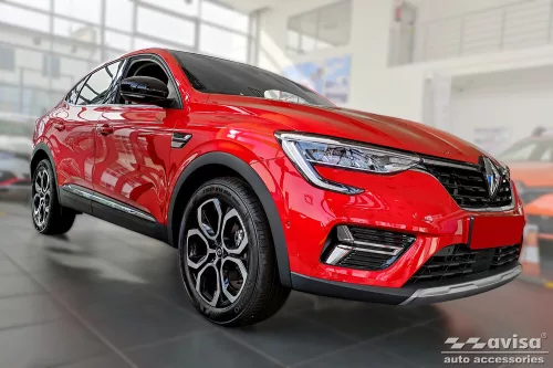 Avisa černá ocelová ochrana prahu "Special Edition" (4dílný) chromový s nápisem RENAULT ARKANA suv 2020->