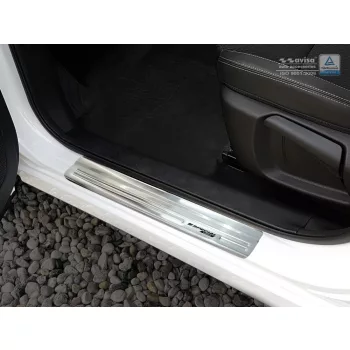   Avisa stříbrná saténová ocelová ochrana prahu "Special Edition" (4dílný) RENAULT KADJAR 2015->