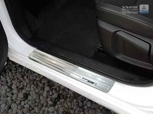 Avisa stříbrná saténová ocelová ochrana prahu "Special Edition" (4dílný) RENAULT KADJAR 2015->