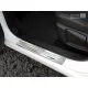 Avisa stříbrná saténová ocelová ochrana prahu "Special Edition" (4dílný) RENAULT KADJAR 2015->