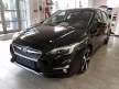 Avisa stříbrná saténová ocelová ochrana prahu "Sportline" s gravírováním SUBARU IMPREZA V (GT) 5D FL2017->