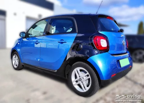 Avisa černá ocelová ochrana prahu "Special Edition" (4dílný) chromový s nápisem SMART FORFOUR II W453/W453 EQ hatchback 5D 2014-2020, FL2020->