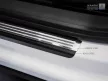Avisa saténově stříbrný vložka černá ocel ochrana prahu dvoubarevná Seat ATECA 5d crossover 2016-2020, FL2020->