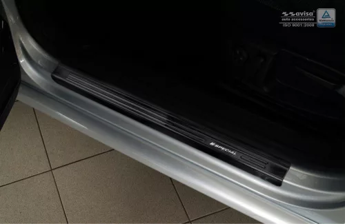 Avisa černá ocelová ochrana prahu "Special" (4dílný) VOLKSWAGEN PASSAT B6 2005-2010, VOLKSWAGEN PASSAT B7 2011-2015