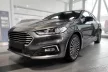 Avisa černá leštěná ocelová ochrana prahu modrý "Hybridní" (4dílný) FORD MONDEO MK5 Turnier/Limousine 2014-2019, FL2019->