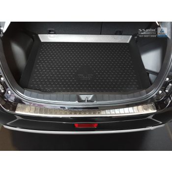   Avisa stříbrná saténová ocel Ochrana nakládací MITSUBISHI ASX crossover 2010-2015, FL2015-2016, FL2016-2017