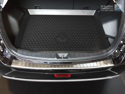 Avisa stříbrná saténová ocel Ochrana nakládací MITSUBISHI ASX crossover 2010-2015, FL2015-2016, FL2016-2017