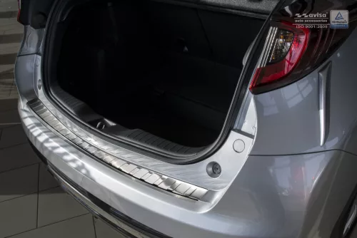 Avisa stříbrná saténová ocel Ochrana nakládací HONDA Civic IX FL2015-2016