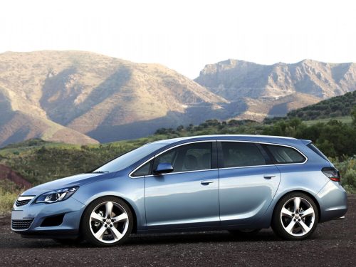 Avisa stříbrná saténová ocel Ochrana nakládací OPEL Astra IV 5d sports Tourer FL2012-2015