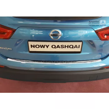   Avisa stříbrná saténová ocel Ochrana nakládací NISSAN QASHQAI II crossover FL2017-2021