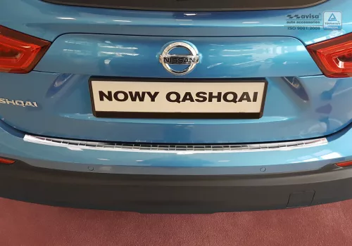 Avisa stříbrná saténová ocel Ochrana nakládací NISSAN QASHQAI II crossover FL2017-2021