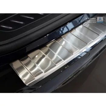   Avisa stříbrná saténová ocel Ochrana nakládací Bmw 5 G31 touring 2017-2020 (bez M-pakietu), Bmw 5er Touring Luxury Line 2017-2020