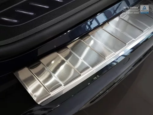 Avisa stříbrná saténová ocel Ochrana nakládací Bmw 5 G31 touring 2017-2020 (bez M-pakietu), Bmw 5er Touring Luxury Line 2017-2020