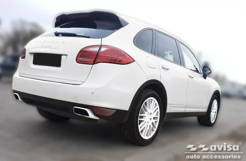 Avisa stříbrná saténová ocel Ochrana nakládací PORSCHE CAYENNEII (92A) 2010-2014