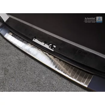   Avisa stříbrná saténová ocel Ochrana nakládací VOLKSWAGEN CRAFTER II 2017-2024, FL 2024->