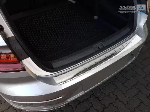 Avisa stříbrná saténová ocel Ochrana nakládací VOLKSWAGEN ARTEON 2017-2020, FL2020->