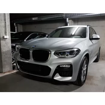   Avisa stříbrná saténová ocel Ochrana nakládací Bmw X3 (F97) M Competition 2019-2021, Bmw X3 G01 M-pakiet/M-Sport 2017-2021, FL2021-2024