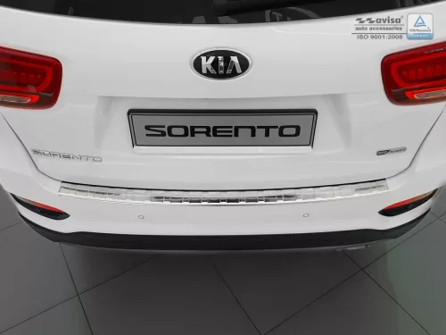 Avisa stříbrná saténová ocel Ochrana nakládací Kia SORENTO III FL2017-2020