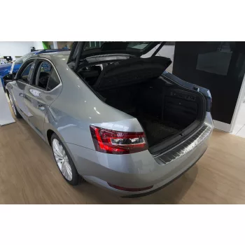   Avisa stříbrný satén ocel Ochrana nakládací SKODA SUPERB III liftback limousine 2015-2019, FL 2019->FL2019-2023